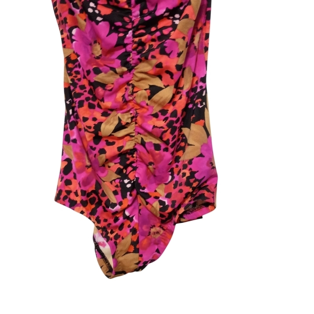 Rose Marie Reid - Floral One-Piece Swimsuit - Size 12 - Picture 3 of 9